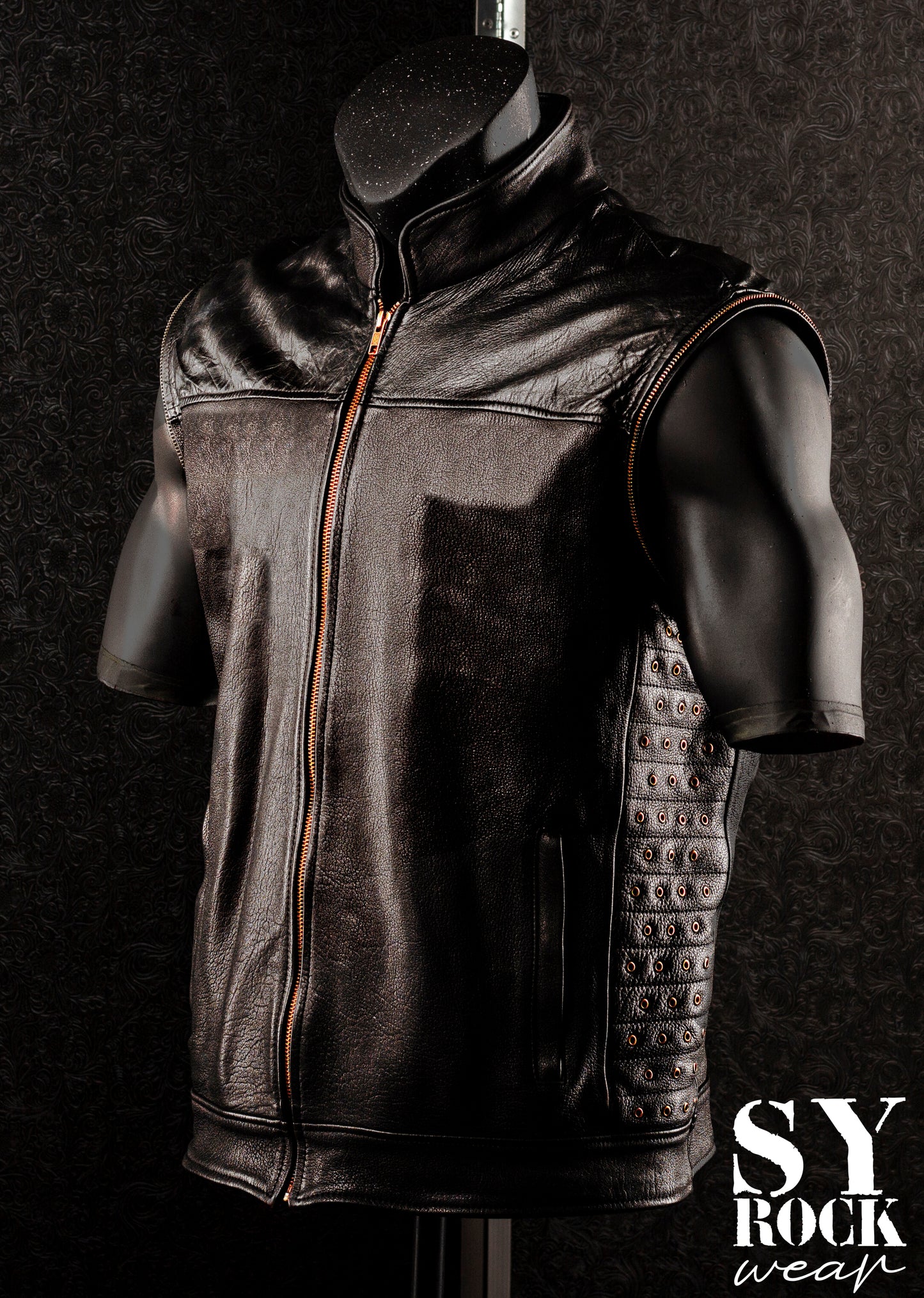 Chamarra de cuero SY Rock Wear